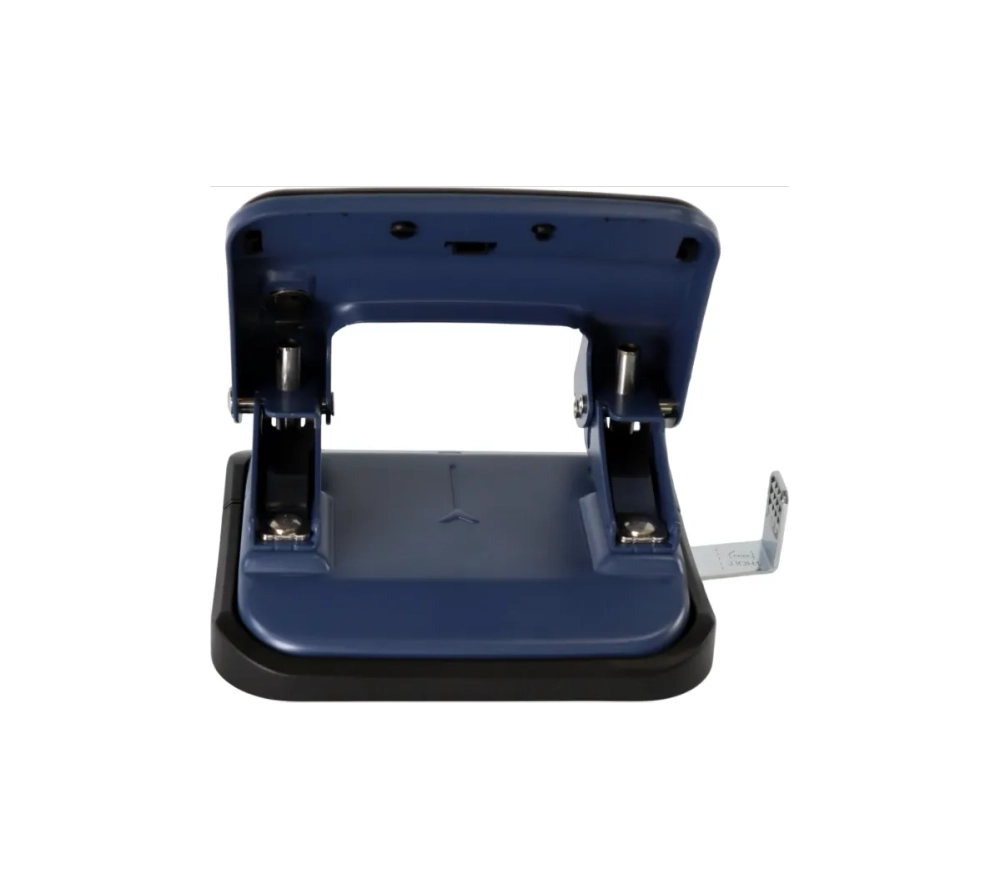 Дырокол 30л. KW-trio металл, синий, с линейкой 0916BLU