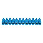 Клеммная винтовая колодка KВ-40 25-40, ток 100 A, полипропилен синий REXANT (10 шт./уп.)