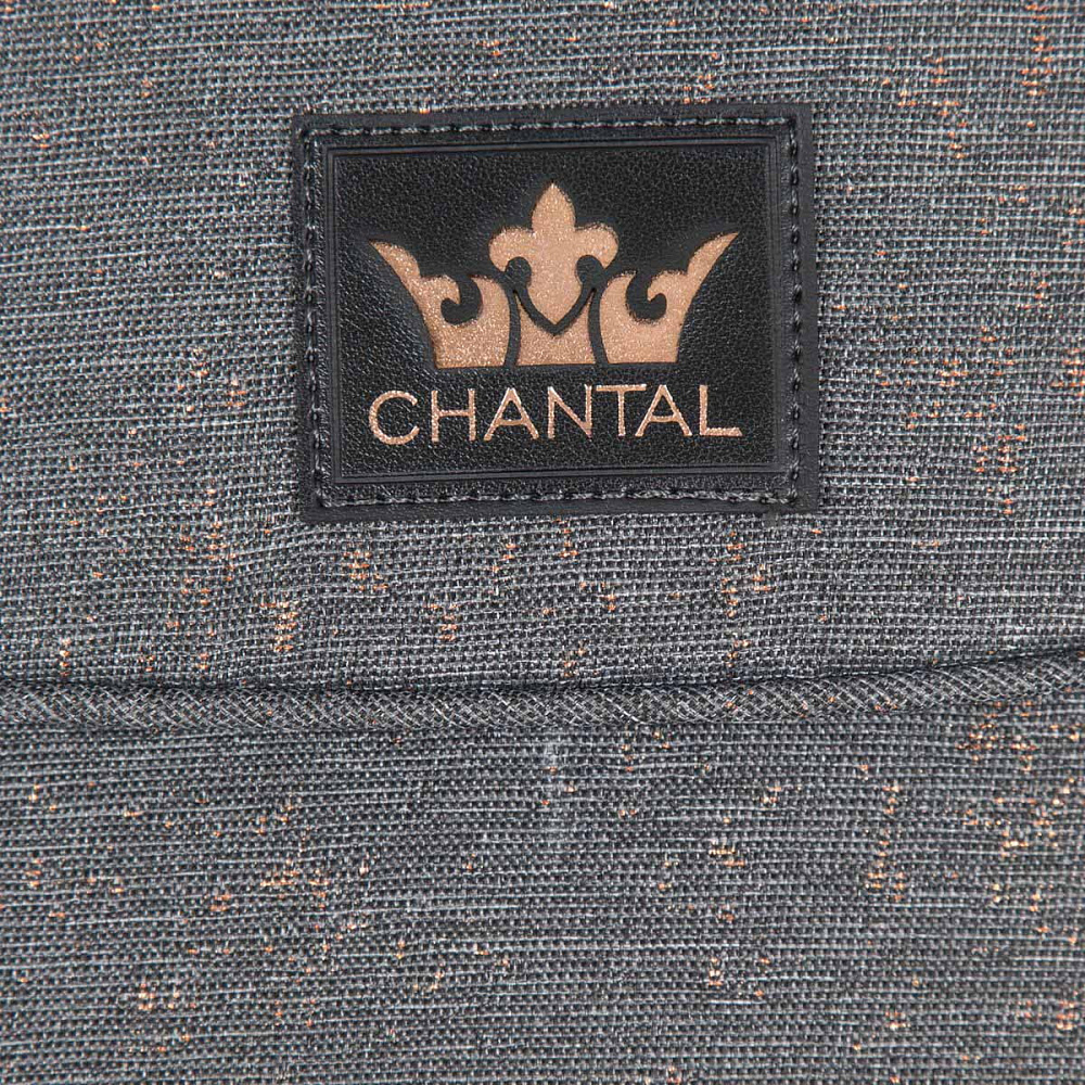 Детская коляска Adamex Chantal Star Collection 3 в 1 STAR004 серый+роз.золото