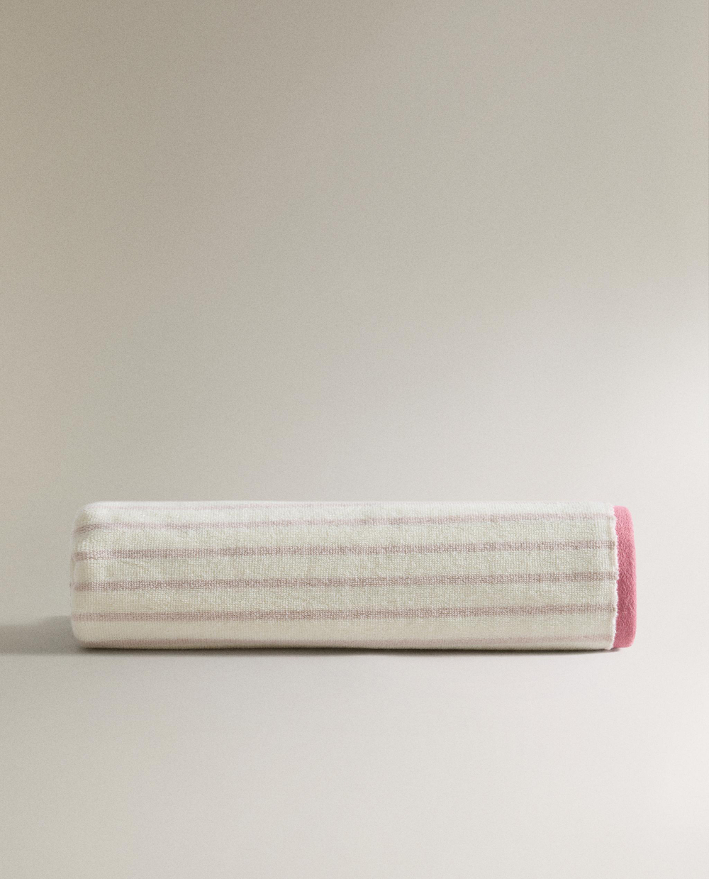 Zara Home Полотенце для лица и рук из хлопка, в полоску · 5638/013