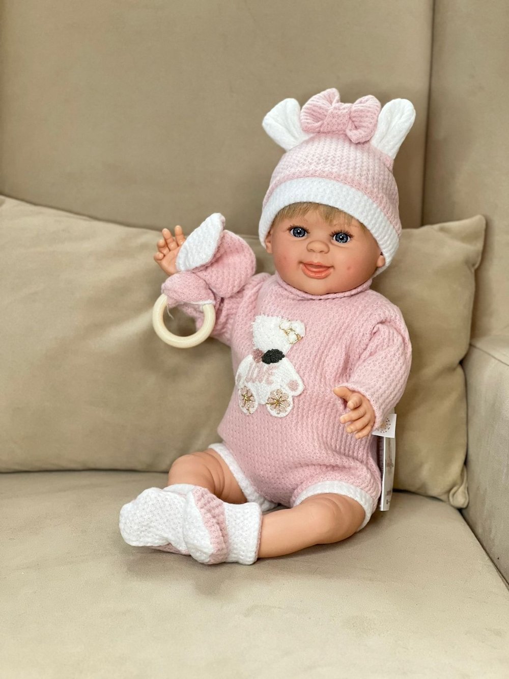 Кукла Marina and Pau 45cм Rosie Teddy мягконабивная в пакете (M1165K)