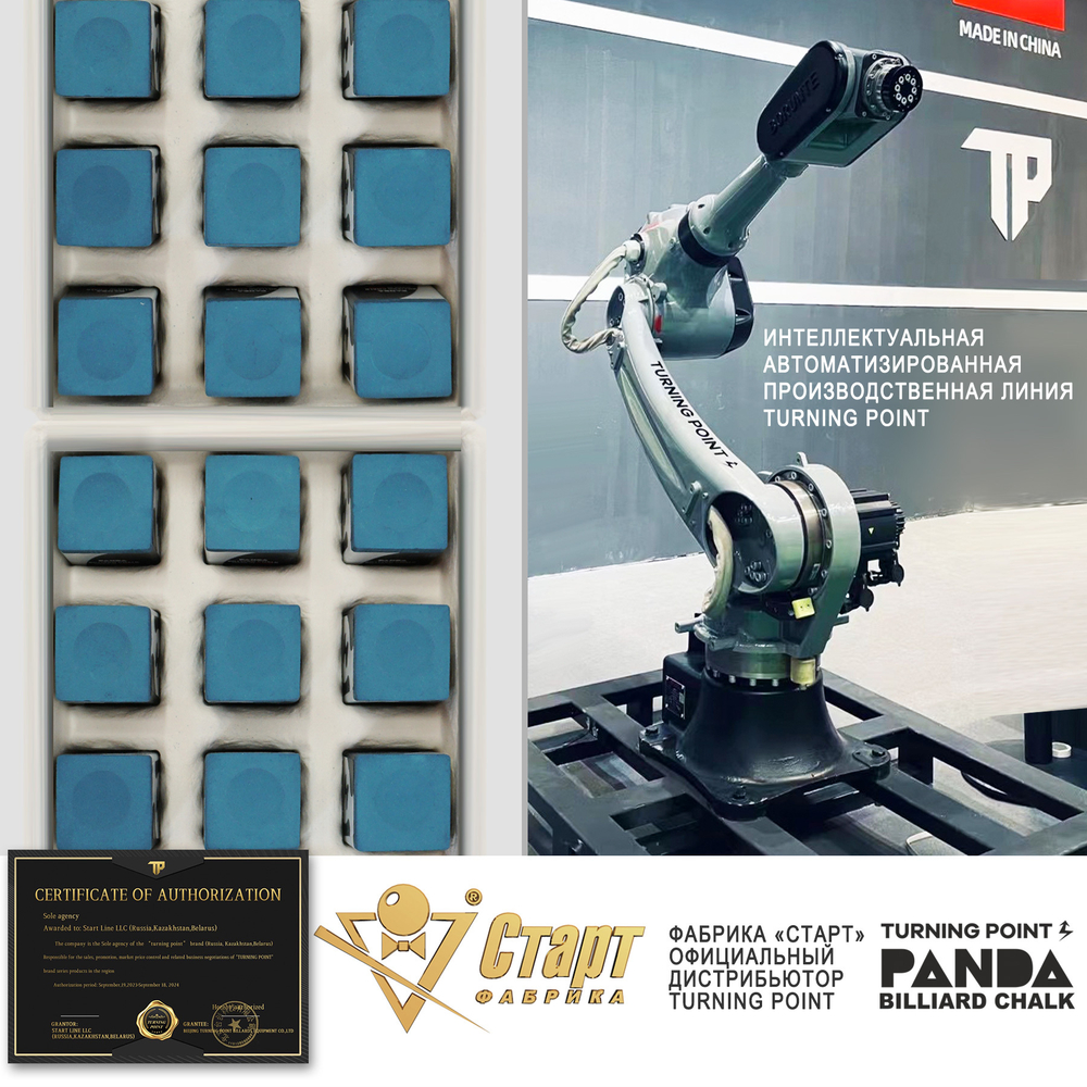 Мел PANDA Синий (12 шт)