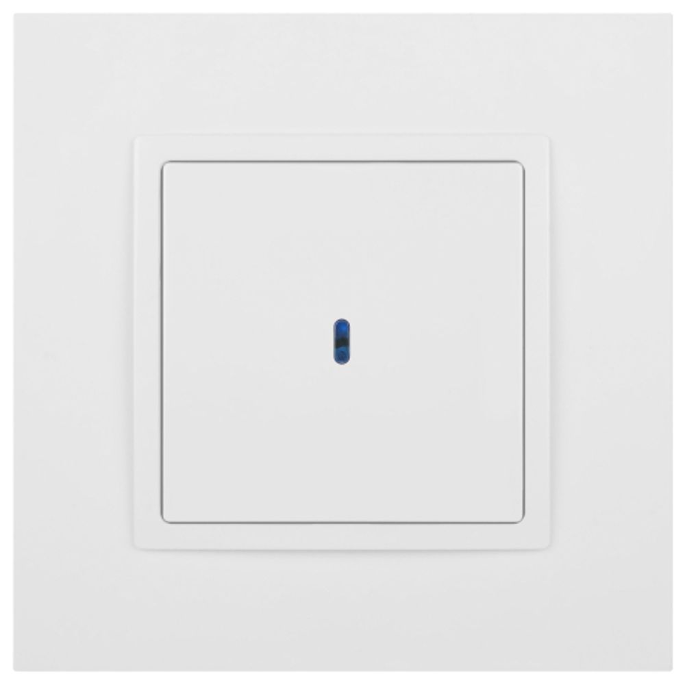 Выключатель ЭРА Elegance 14-1102-01М с подсветкой, 10АХ-250В, белый матовый