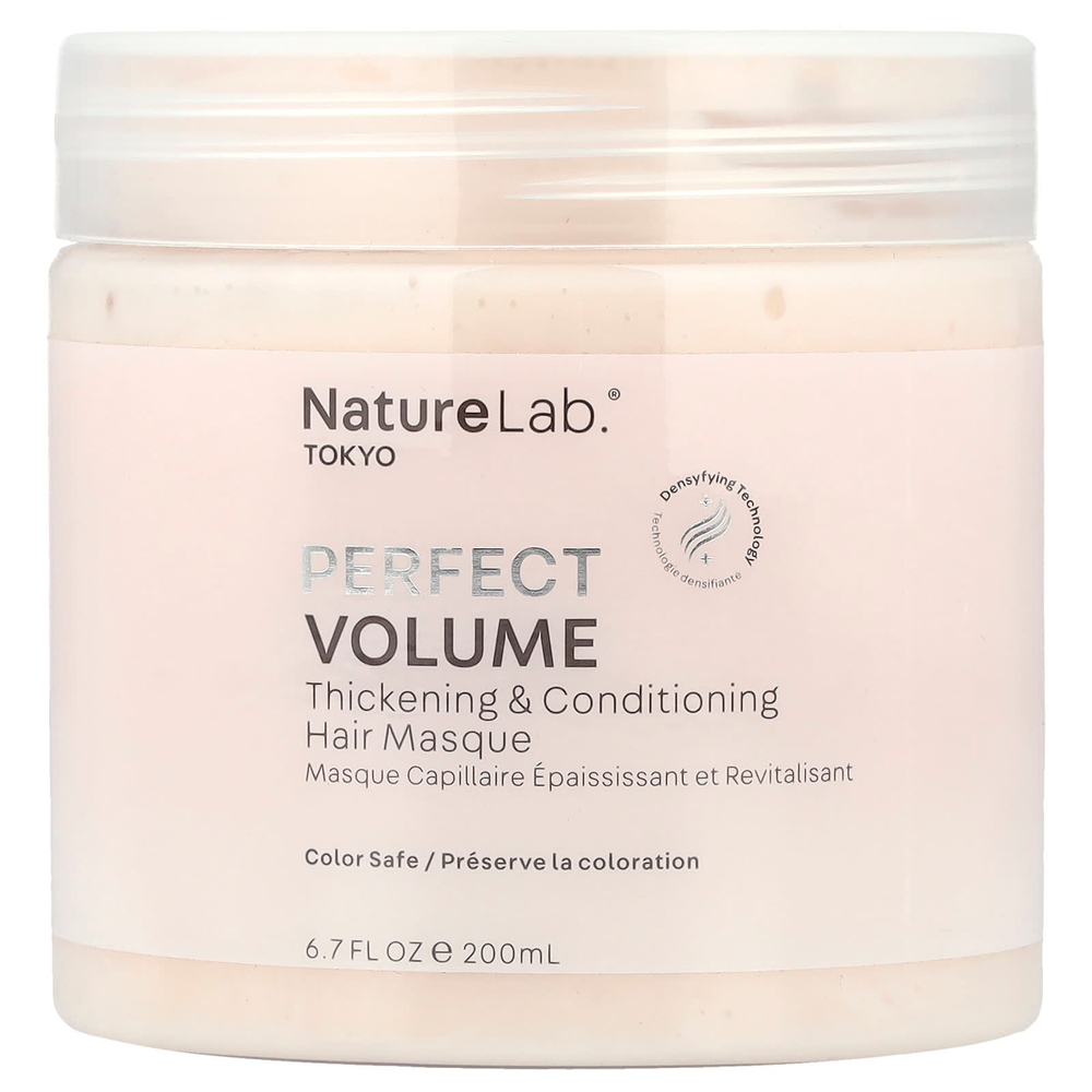 NatureLab Tokyo, Perfect Volume, утолщающая и кондиционирующая маска для волос, 200 мл (6,7 жидк. Унции)