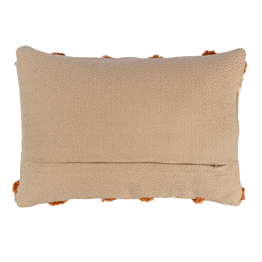 Подушка декоративная с бахромой и кантом abstract play из коллекции ethnic, 30х45 см