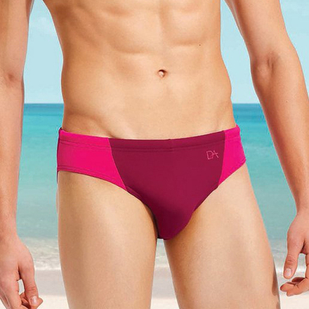 Мужские плавки бордовые с розовыми вставками Doreanse 3805