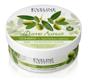 EVELINE крем-интенсивное питание серии фито линия: оливки протеины шелка, 210мл