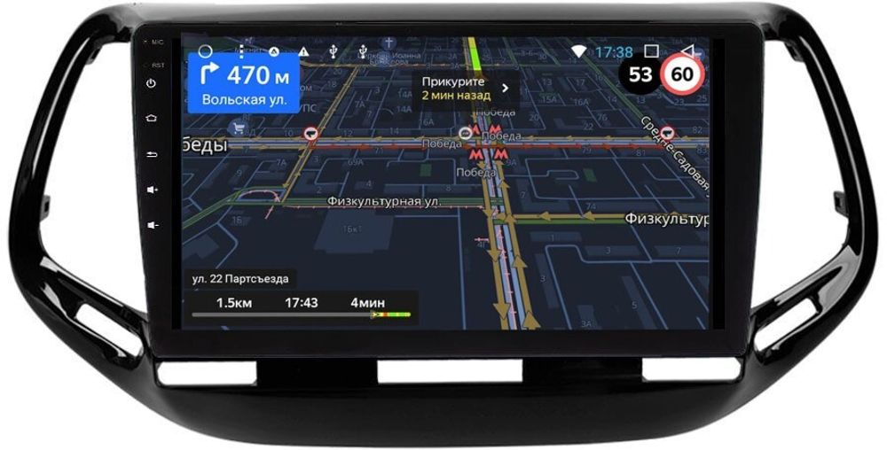 Магнитола для Jeep Compass 2016+ - OEM GT10-3500 на Android 10, 2Гб-16Гб