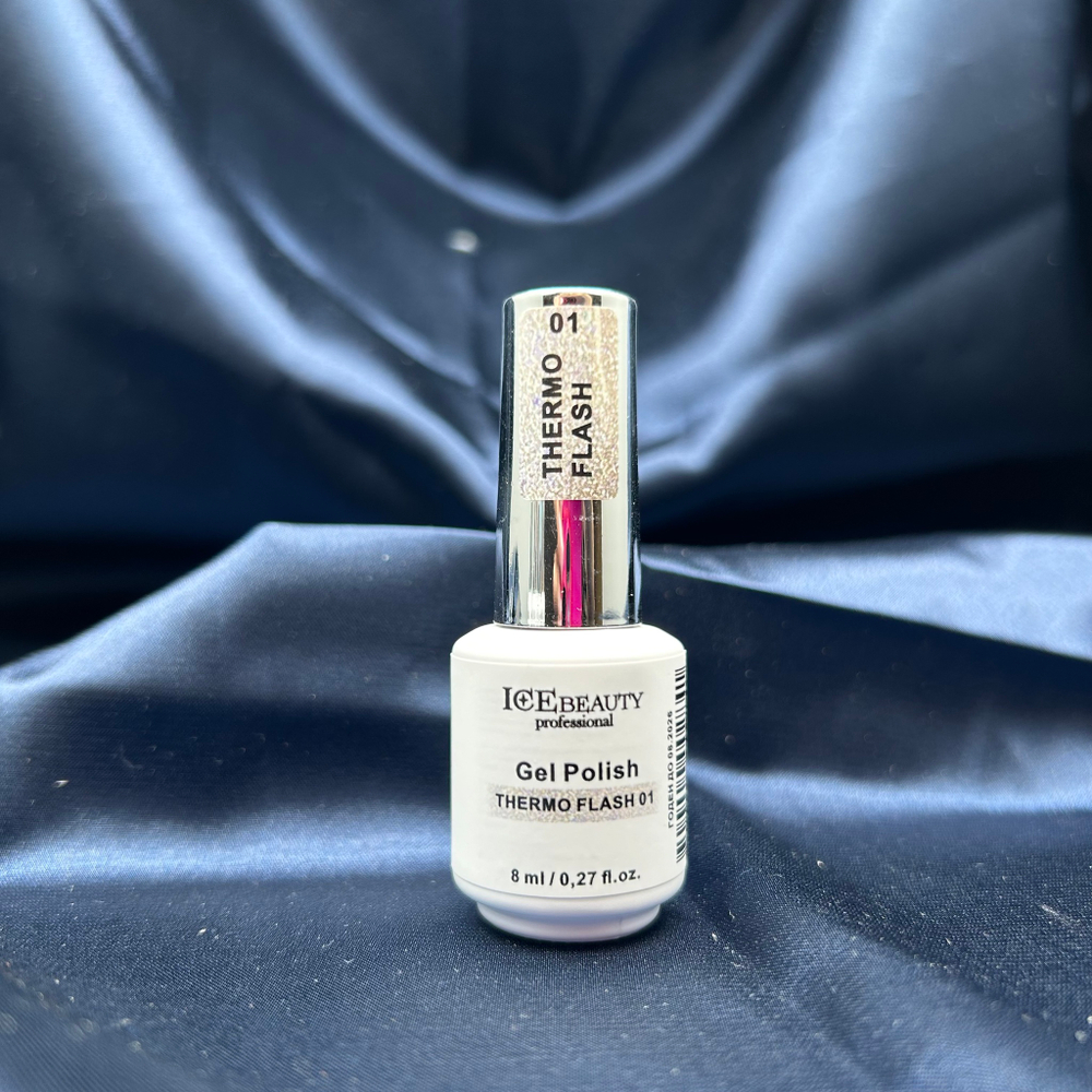 IceBeauty Гель-лак Thermo Flash 01, 8 мл