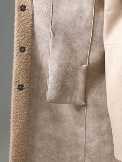 Пальто Тедди Шуба чебурашка, бежевая, SilverFox