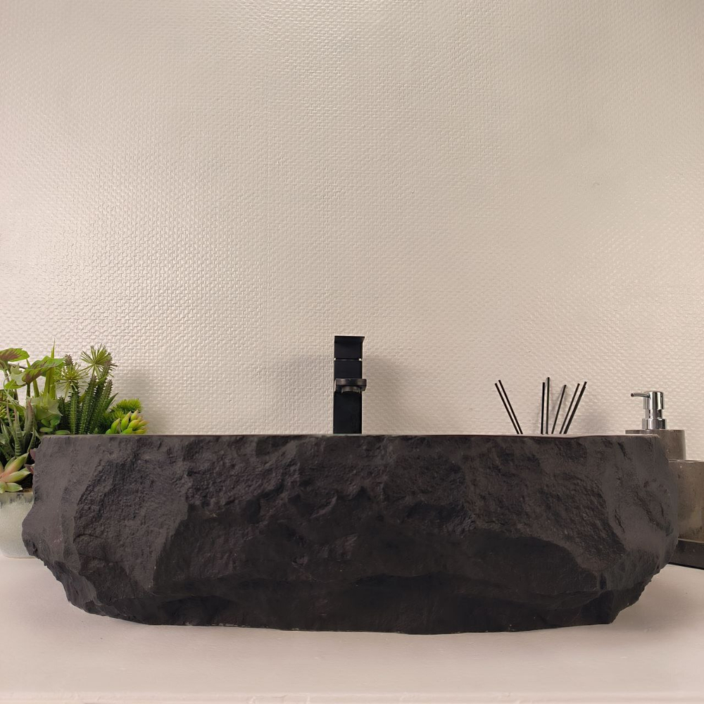 Раковина из андезита Erozy Black EA-64855 66*45*16 0038