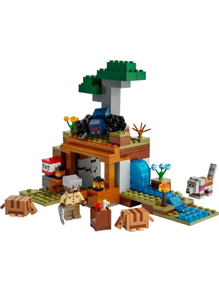Конструктор Minecraft 21269 Экспедиция в шахту броненосцев