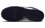Кроссовки Nike Dunk Low "Midnight Navy And White" 2023 (Женская размерная сетка)