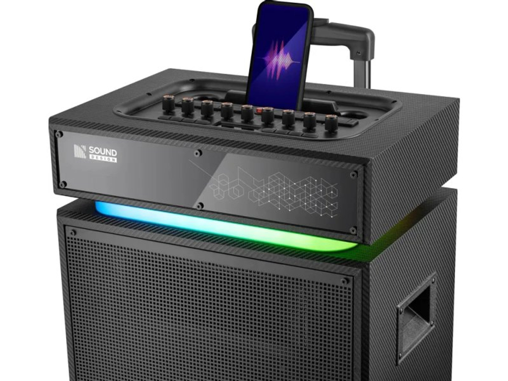 Портативная акустика Defender Sound Factory черный [65093]