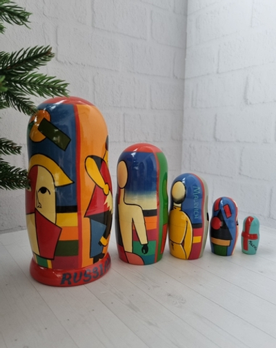 Матрёшка 5м 18см Кандинский-Малевич