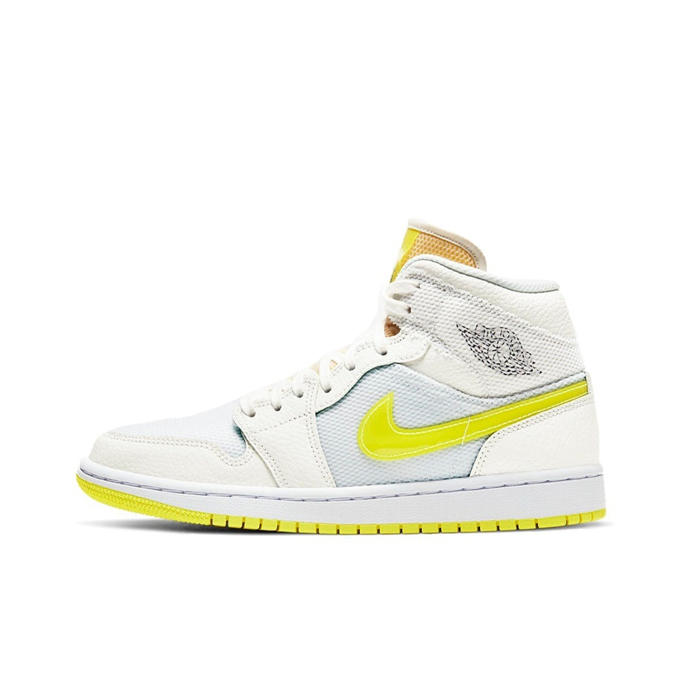Кроссовки Air Jordan 1 Mid Voltage Yellow