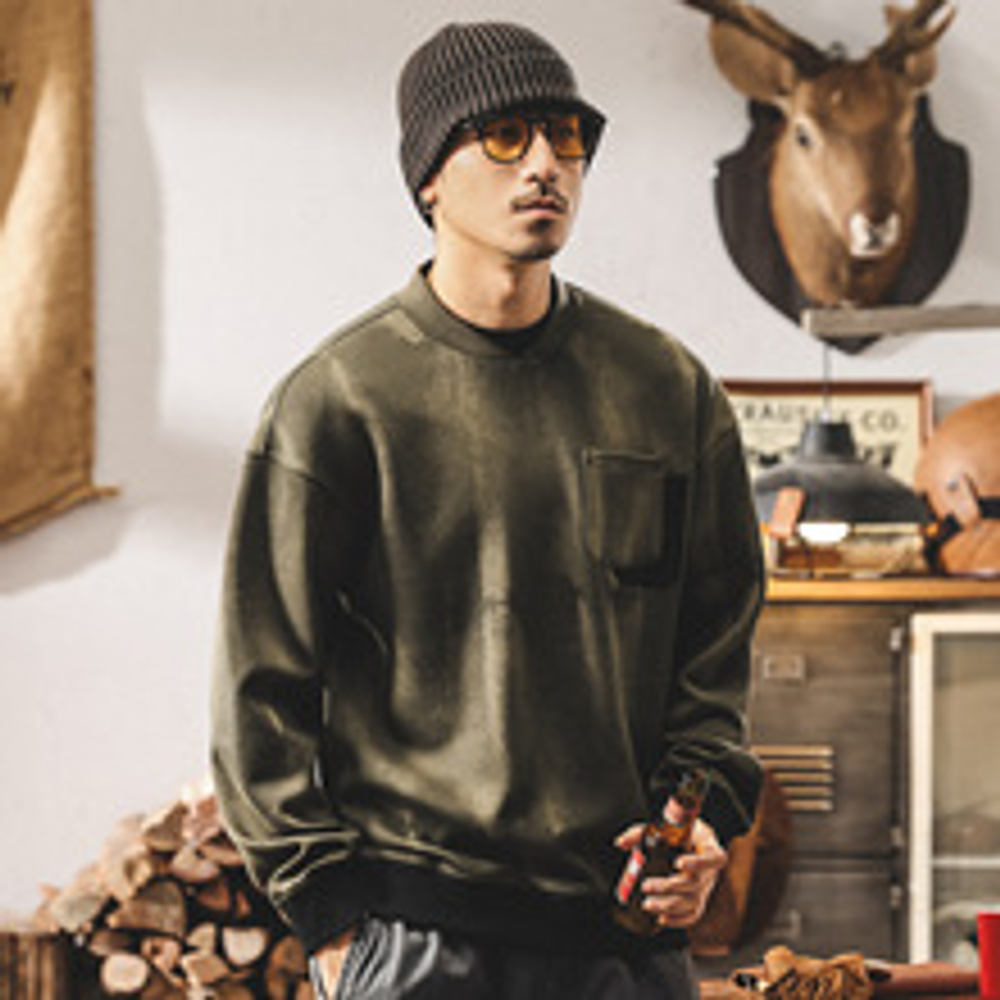 Мужской свитшот ретро-стиля