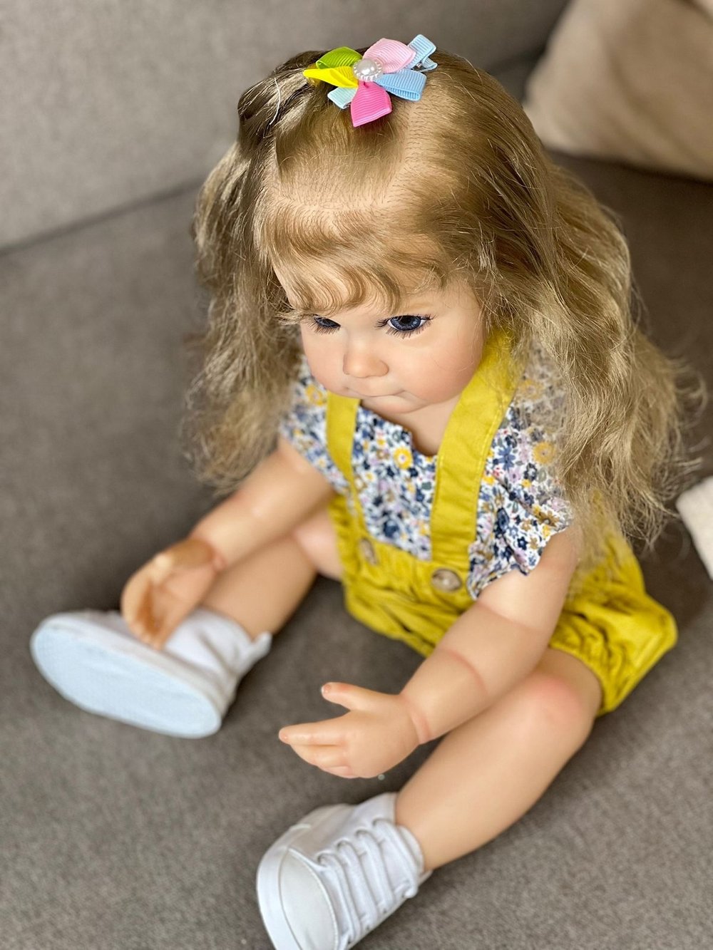 Кукла Реборн виниловая 55см в пакете (FA-040A)