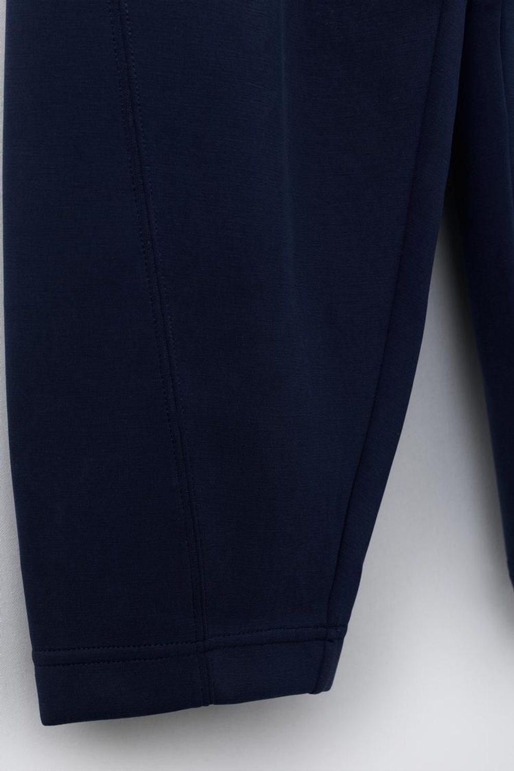 ZARA БРЮКИ С ЭЛАСТИЧНЫМ ПОЯСОМ, СИНИЙ