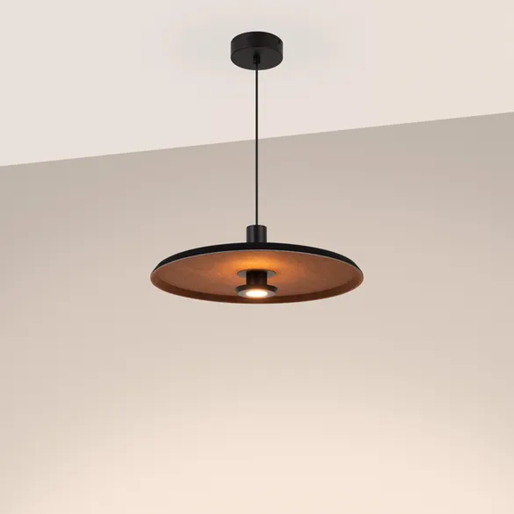 Светильник SP-KOTARO-R450-12W Warm3000 (BK-CF, 36 deg, 230V, TRIAC) (Arlight, IP20 Фетр, 3 года) 057233