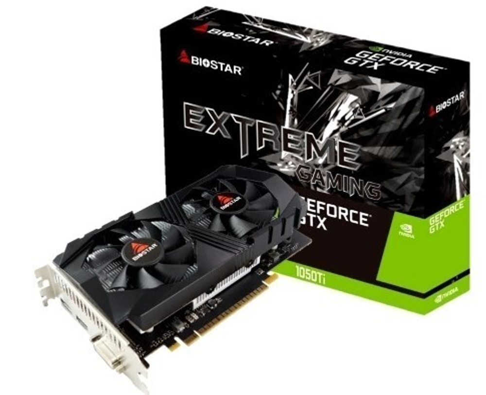Видеокарта PCI-E Biostar GeForce GTX 1050 Ti (VN1055TF41)