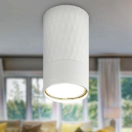 Светильник OL31 WH MR16 GU10 IP20 настен./потолочн. спот бел. Эра Б0056375