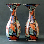 Антикварные парные вазы