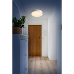 7779/DL BASICA SN 000 Светильник пластик/белый LED 48Вт 3000-6000К D390 IP43 пульт ДУ OPTIMA