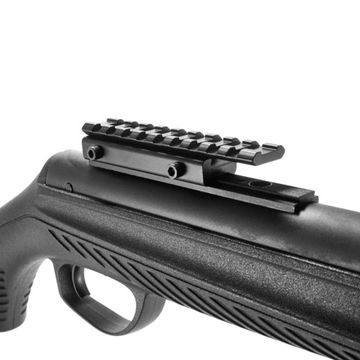 Переходная планка c ласточкиного хвоста 11 мм на планку Weaver 21 мм удлиненная (75-100)