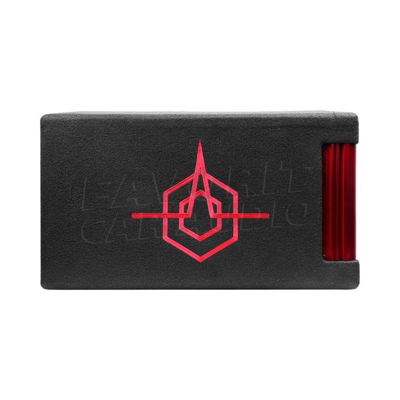 Сабвуфер URAL (УРАЛ) АС-У12А черный/красный активный