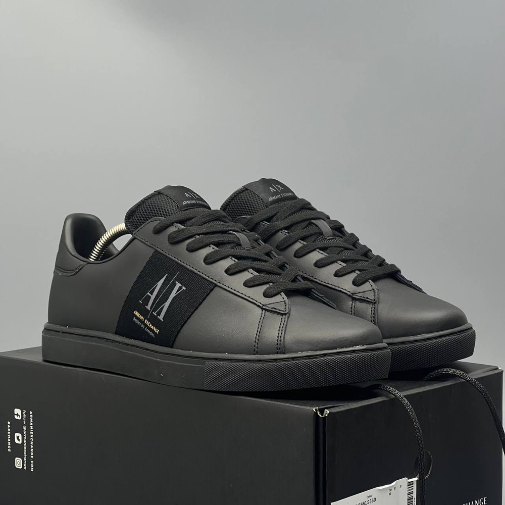 Обувь Armani Exhange #312 (черн.)