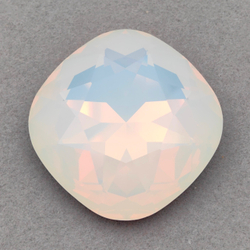 Swarovski 4487 Large Cushion Square FS, White Opal F