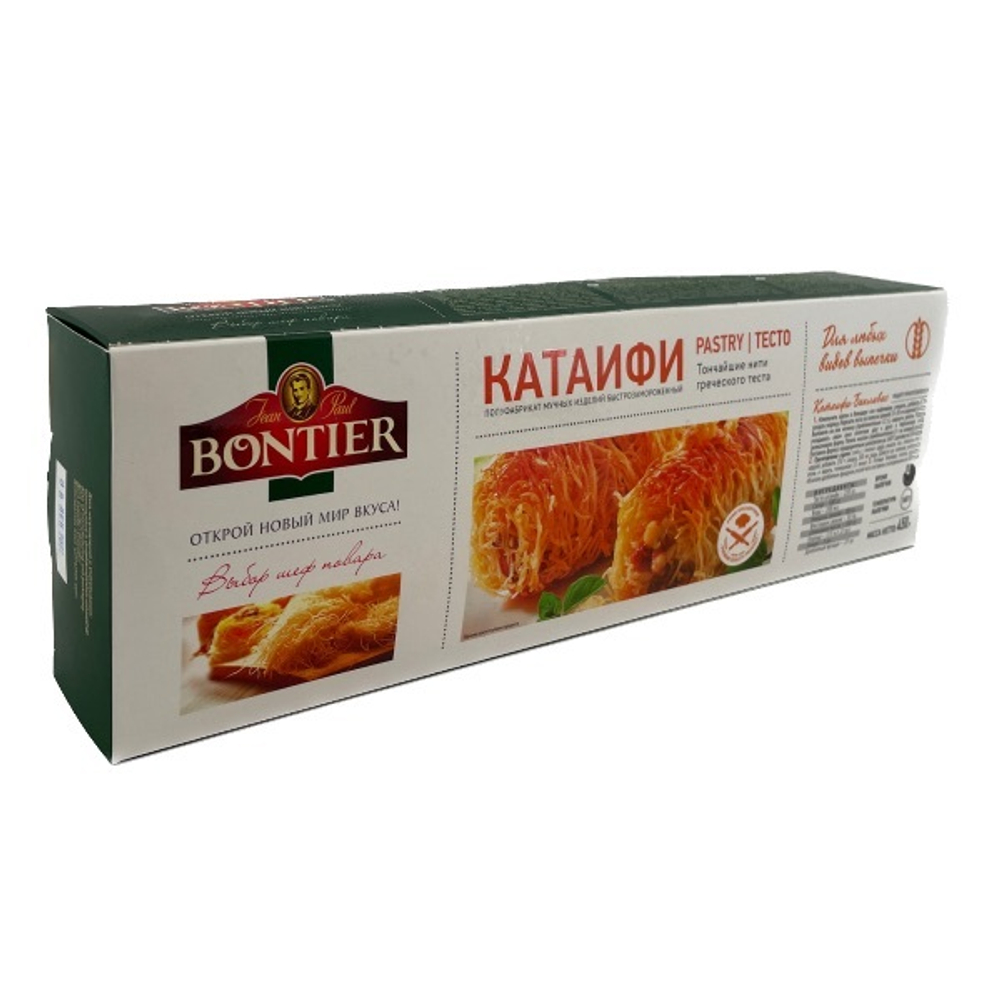Тесто Катаифи, 450гр, "Bontier", Россия