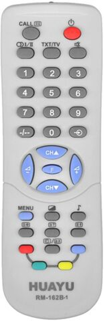 Пульт ДУ UNIVERSAL TOSHIBA RM-162B (корпус CT-90119)Пульт ДУ