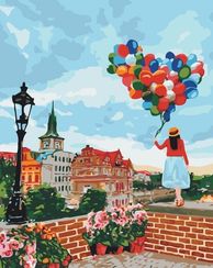 Воздушное настроение- раскраски по номерам