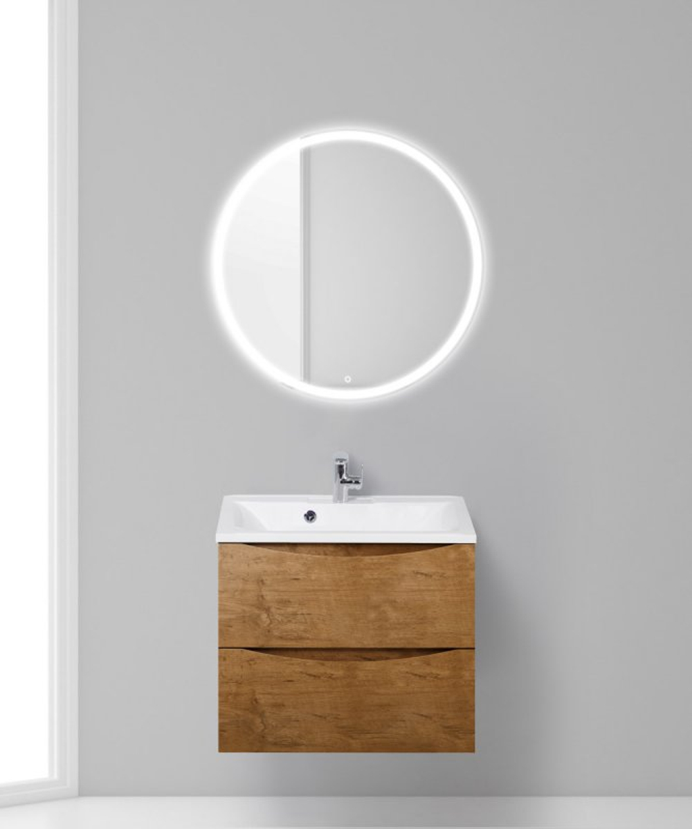 Тумба подвесная с раковиной BelBagno MARINO-650-2C-SO-RN-P