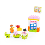 Конструктор "Макси" - "Мини-Домик" (21 элемент) коробка (Полесье)