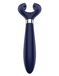 Синий вибромассажер для пар Satisfyer Endless Fun