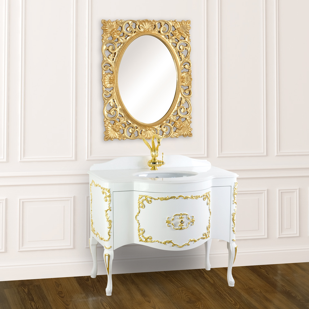 Мебель для ванной Migliore Amelia 30443 Laccato Bianco 104 см