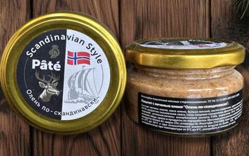 Паштет "Олень по-скандинавски", 90г.