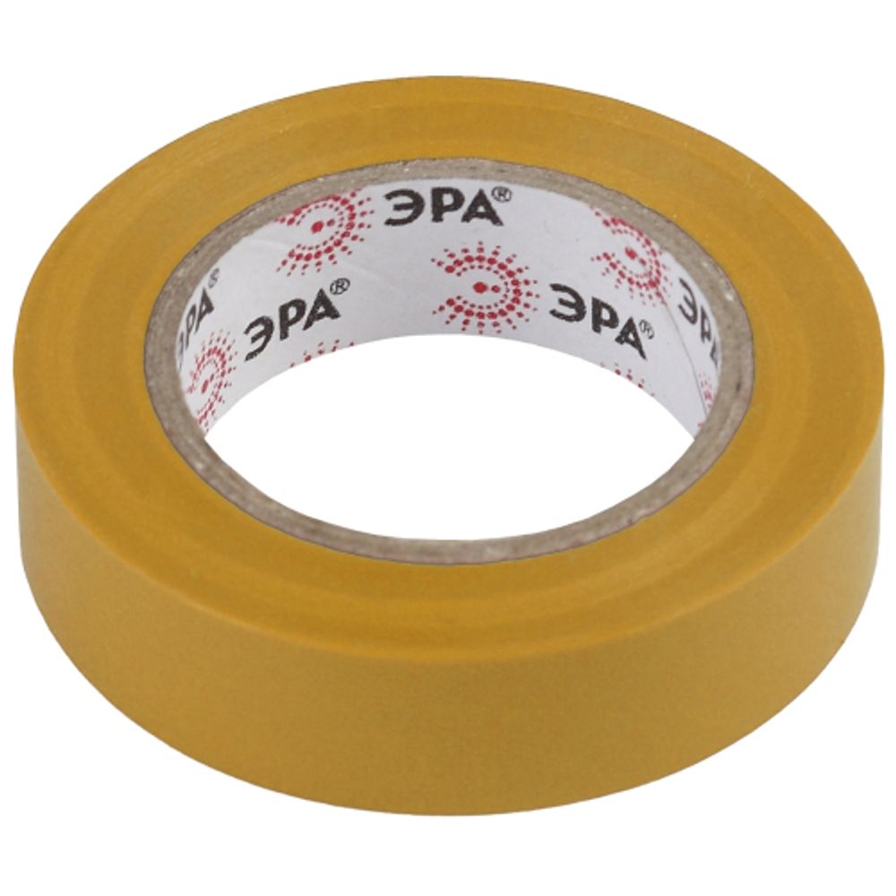 Изолента ЭРА ET1510YEL ПВХ 15мм х 10м желтая | Изолента