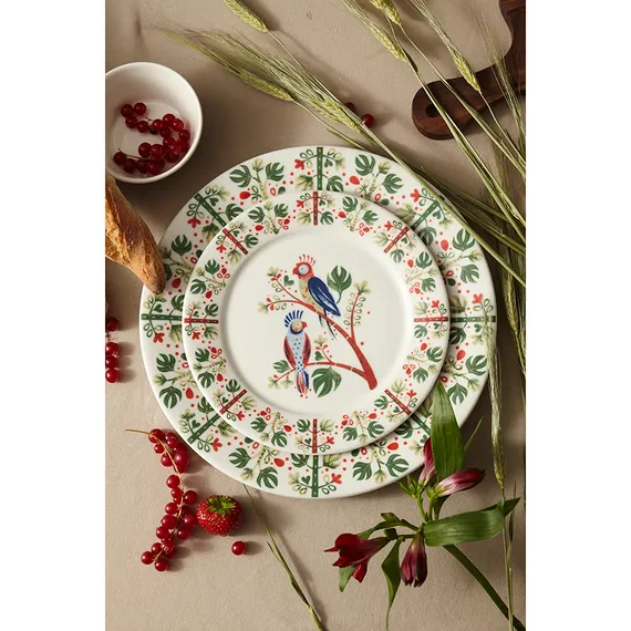 Тарелка parrot из коллекции birds of paradise, D21 см