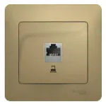 GLOSSA РОЗЕТКА компьютерная RJ45 кат. 5e, механизм, ТИТАН