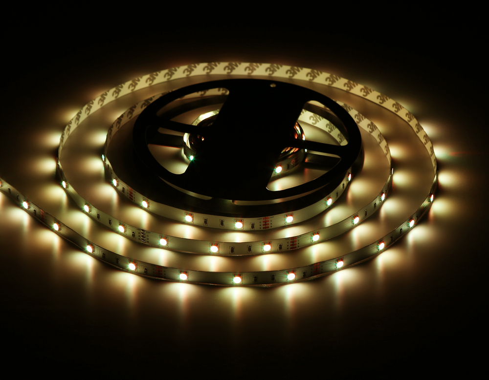 GS2401 5050 30Led/ 7.2W m/ 12V IP20 RGB/ 5000*10*1.87mm (4 конт.) комплект