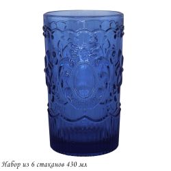 Lenardi 583-031 Набор из 6 стаканов 430 мл в под.уп.(х4)Стекло