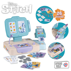Smoby Disney - Кассовый аппарат STITCH с кардридером + 26 аксессуаров 350119