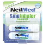 NeilMed, SinuInhaler®, ароматерапевтический ингалятор, 2 ингалятора, 2,6 г (0,1 жидк. Унции)