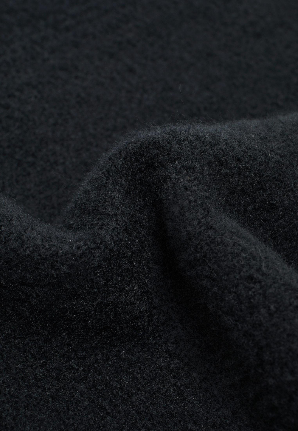 STRADIVARIUS Шарф из начесаных ниток, черный