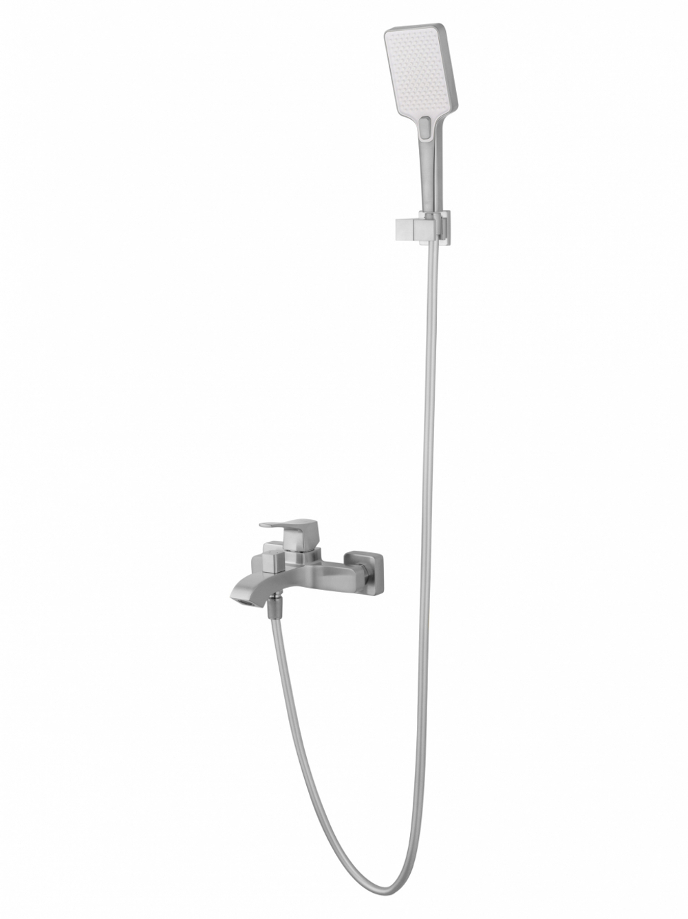 Смеситель для ванны с душем WONZON & WOGHAND FLEX, Брашированный никель (WW-88037072-BN)