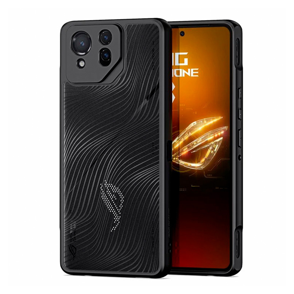 Чехол DUX DUCIS на Asus Rog Phone 8 / 8 Pro акриловый с черным бортом и защитой камеры